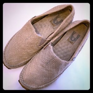 Green Toe Simple Shoes Slip-on Loafers Women’s 10